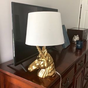 Target Gold Unicorn Lamp